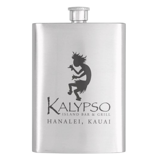 Kalypso Kane Logo in Black Heupfles (Voorkant)