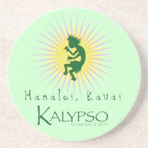 Kalypso Kane Yellow Sunburst Zandsteen Onderzetter