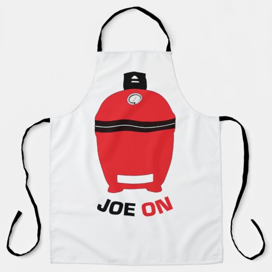 Kamado 'Joe ON' Red BBQ Grilling Low en Slow T-Sh Schort (Voorkant)