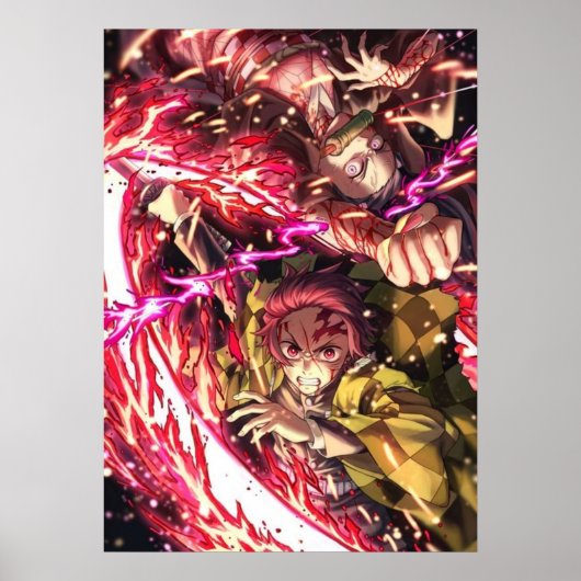 Kamado TanjirouKamado Nezuko Poster (Voorkant)