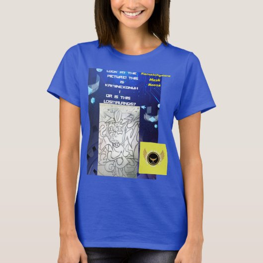 Kamakihyawa Masker Noons T-shirt (Voorkant)