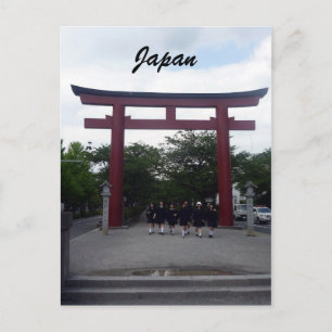 kamakura torii gate briefkaart