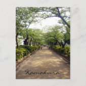 kamakura-wandeling briefkaart (Voorkant)