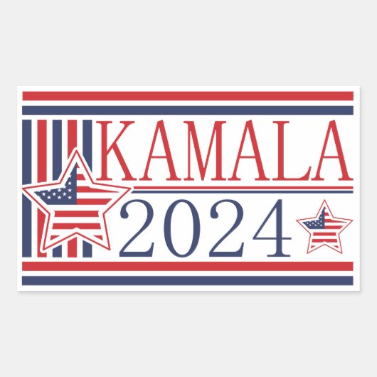 Kamala 2024, Autocollant du candidat à la présiden (Devant)