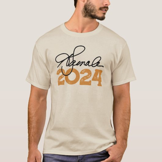 Kamala 2024 Handtekening T-shirt (Voorkant)