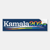 Kamala 2024 LGBTQ Bumpersticker (Voorkant)
