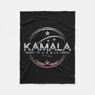 Kamala 2024 President Verkiezingscampagne Stem Dem Fleece Deken