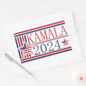Kamala 2024, presidentskandidaat Sticker (Envelop)