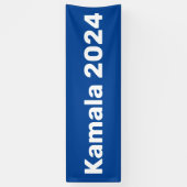 Kamala 2024 presidentsverkiezingen spandoek (Verticaal)