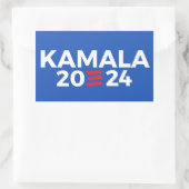 Kamala 2024 rechthoekige sticker (Tas)