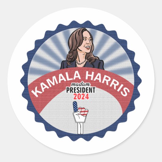 Kamala 2024 Sticker (Voorkant)