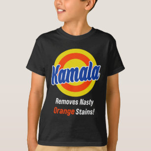 Kamala 2024 verwijdert vervelende Oranje vlekken S T-shirt