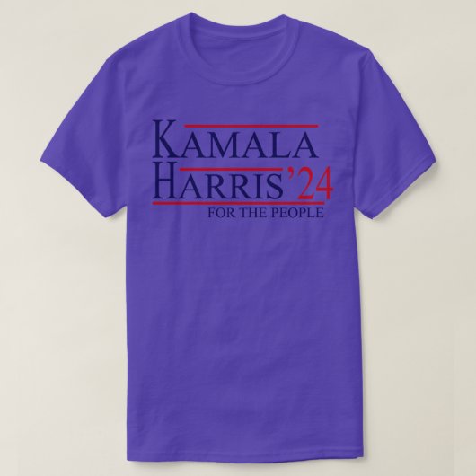Kamala 2024 Voor het Volk 1 T-shirt (Design voorkant)