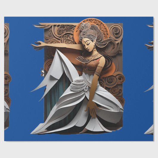 Kamala 2024 voor President Thunder_Cove Cadeaupapier (Vlak)