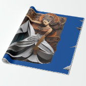 Kamala 2024 voor President Thunder_Cove Cadeaupapier (Uitgerold)