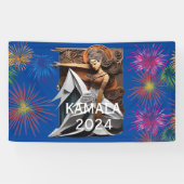 Kamala 2024 voor President Thunder_Cove Spandoek (Horizontaal)