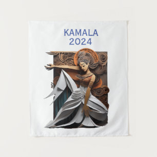 Kamala 2024 voor President Thunder_Cove Wandkleed