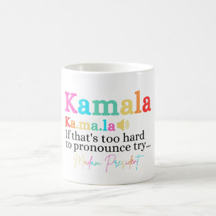 Kamala, als dat te moeilijk is om uit te spreken,  koffiemok
