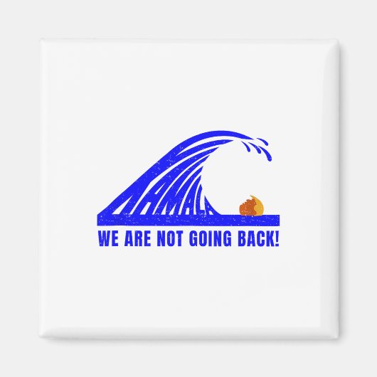 Kamala Blue Wave 2024 Magneet (Voorkant)