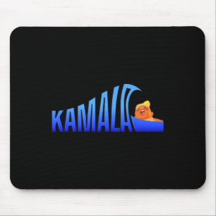 Kamala Blue Wave over Trump Harris voor President Muismat
