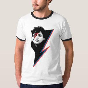 KAMALA - BOWIE - BLIKSEMSCHICHT T-SHIRT