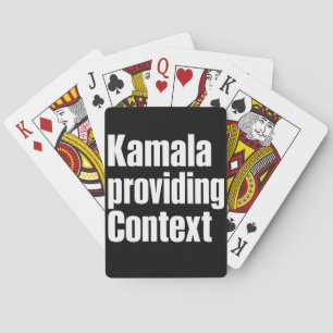 Kamala Brat Lime Green Context Bieden Pokerkaarten