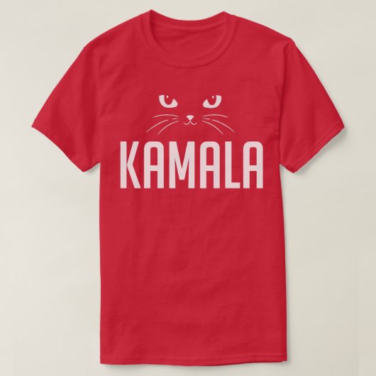 Kamala cat 2 t-shirt (Design voorkant)