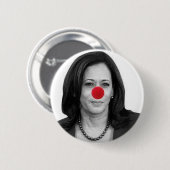 Kamala Clown-toets Ronde Button 5,7 Cm (Voorkant /achterkant)