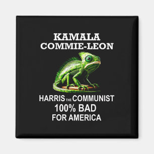 Kamala Commie Leon Commieleon Communist Ha Magneet