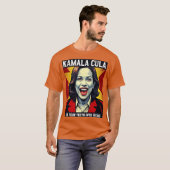 kamala cula sink your teeth into voting Election U T-shirt (Voorkant volledig)