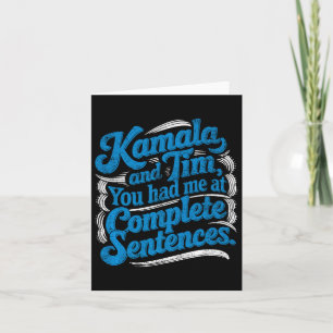 Kamala en Tim Harris Wheimer Presidentsverkiezinge Kaart