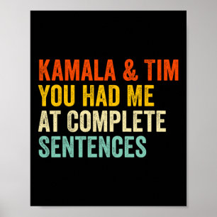 Kamala en Tim je had me in volledige zinnen Poster