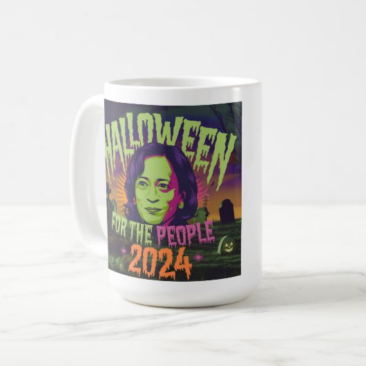 Kamala Halloween Mug : Un nouveau modèle festif (Devant gauche)