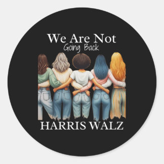Kamala Haris Waltz 2024 Mevrouw de Voorzitter Wij  Ronde Sticker