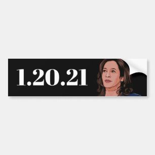 KAMALA HARRIS : 1.20.21 STICKER BUMPER