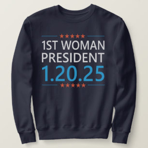 Kamala Harris 1e vrouwelijke president 1.20.25 Trui