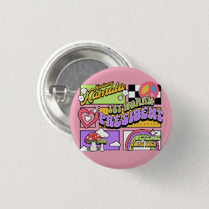 Kamala Harris 1e vrouwelijke president inauguratie Ronde Button 3,2 Cm