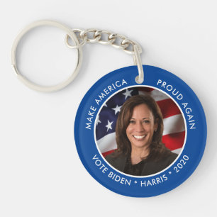 Kamala Harris 2020 Collectible Keepache Photo Sleutelhanger