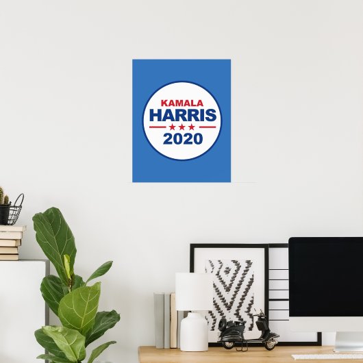 Kamala Harris 2020 - Sticker - Poster (Thuiskantoor)