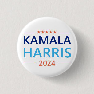 Kamala Harris 2024 als President Ronde Button 3,2 Cm