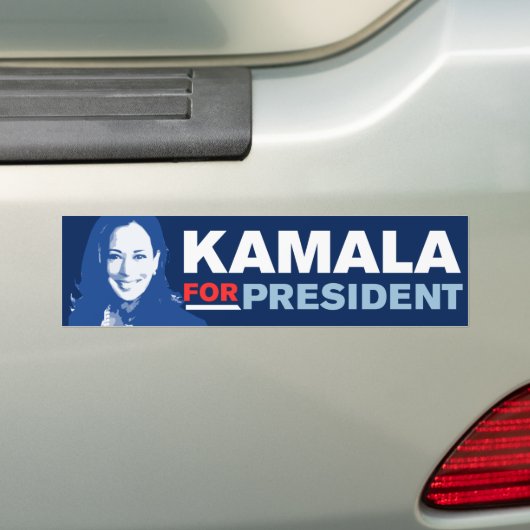 Kamala Harris 2024 Bumpersticker (Op auto)