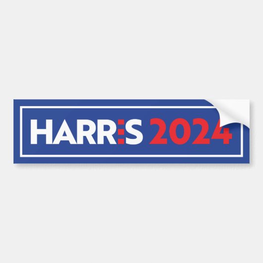 Kamala Harris 2024 Bumpersticker (Voorkant)