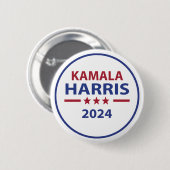 Kamala Harris 2024 Button (Voorkant /achterkant)