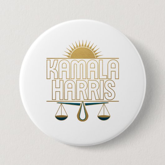 Kamala Harris 2024 Campaign Button (Voorkant)