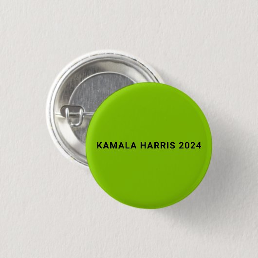 Kamala Harris 2024 Eenvoudige aangepaste tekst Bra Ronde Button 3,2 Cm (Voorkant /achterkant)