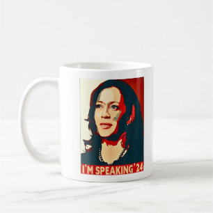 Kamala Harris 2024 Grappig Ik Spreek '24 Koffiemok