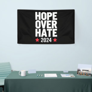 Kamala Harris 2024 Hoop op haat presidentiële Spandoek