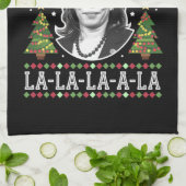 Kamala Harris 2024 Kerst Comma La Xmas Theedoek (Gevouwen)