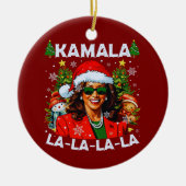 Kamala Harris 2024 Kerstmis Keramisch Ornament (Voorkant)