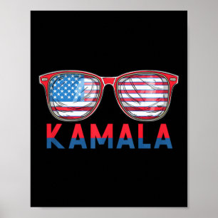 Kamala Harris 2024 Madam President Kamala 47 USA E Poster